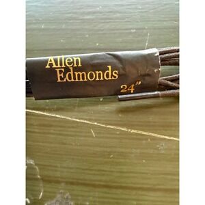 Allen Edmonds 24 Inch Shoelaces Dark Brown Cotton Round Laces